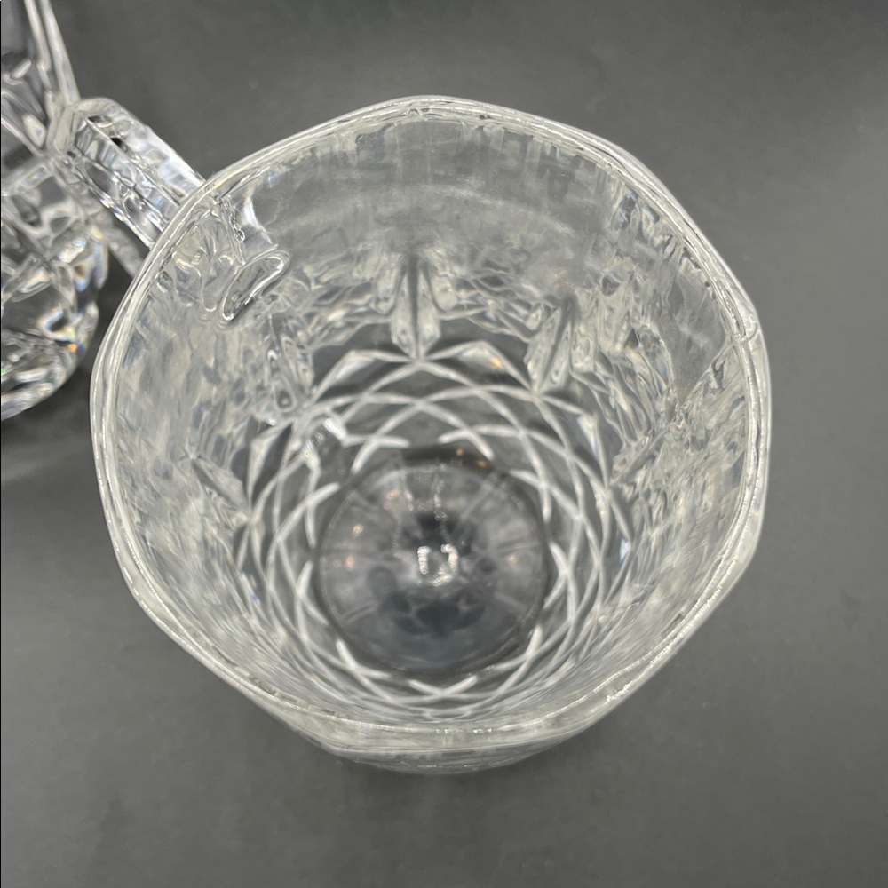 2 Cristal D'Arques Longchamp Diamax, Heavy Crystal Handled Beer Mugs - Picture 12 of 12